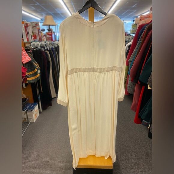 Susan Bristol ladies 16 Ivory White Vintage Dress - Picture 4 of 4